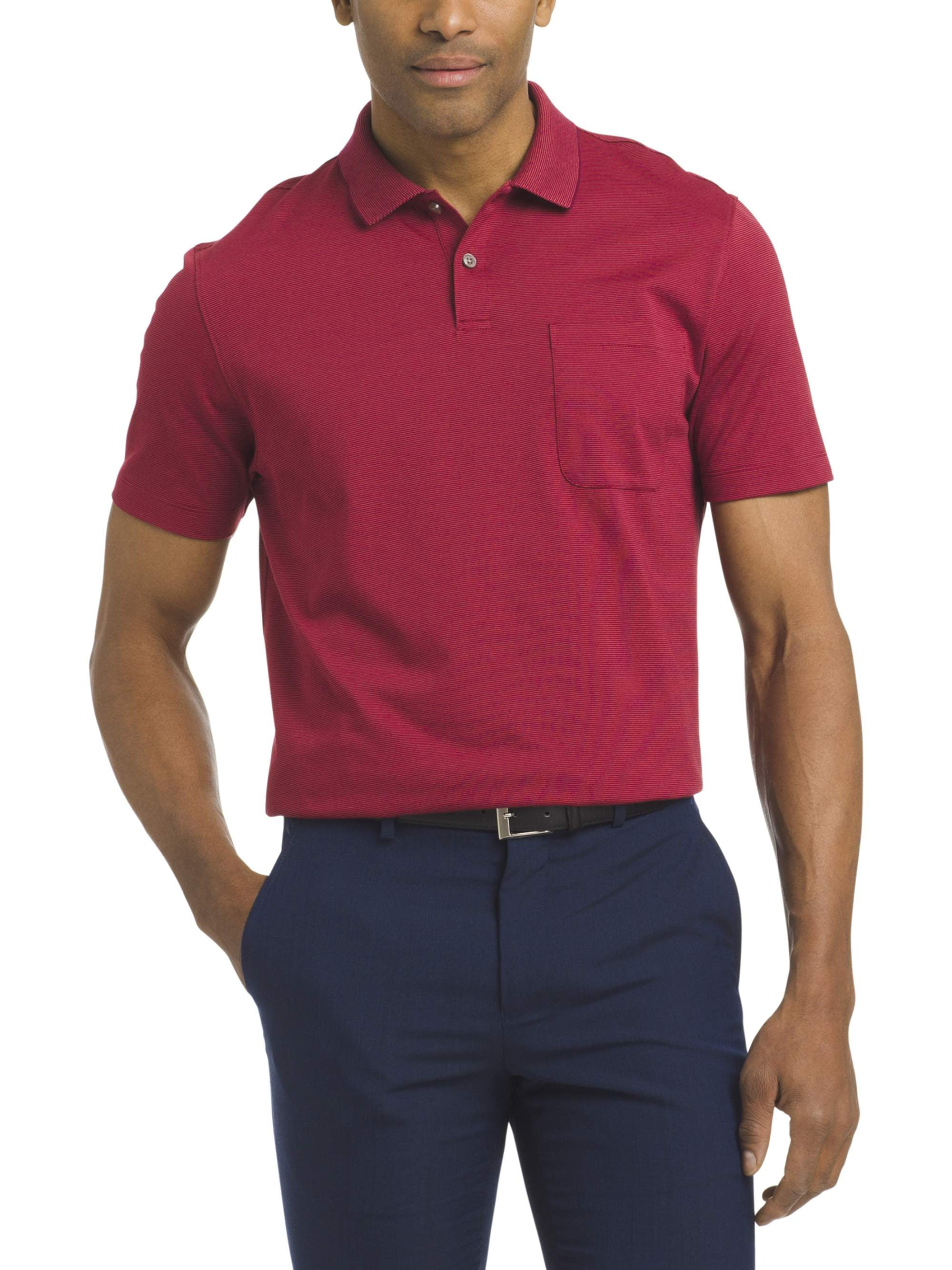 Van Heusen Men's Big & Tall Striped Polo Shirt - Walmart.com