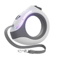 thumbnail image 2 of Handsfree Dog Leash Led Dog Leash Retractable Dog Leash with Flashlight Rechargeable 118in Round Handle Dog Leash with Lock Ergonomic Breathing Light Dog Leashes, 2 of 7