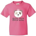 thumbnail image 3 of Inktastic Big Sis Panda Sister Announcement Youth T-Shirt, 3 of 5