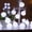 White, variant on 2026 Valentine's Day Battery Operated Led Ball String Lights String Lights Outdoor Globe Fairy Light for Wedding Garden Decor