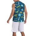 thumbnail image 5 of Rocae Dump Truck for Men's Basketball Jersey Lightweight and Breathable Athletic Tank Top,Quick-Drying Sports Jersey 3X-Large, 5 of 9