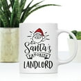 thumbnail image 2 of Koyal Wholesale Santa Claus Ceramic Coffee Mug, Santa's Favorite Landlord, 2 of 5