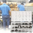 thumbnail image 2 of 225 Pcs Assortiment de Clips E-Clip Acier au Carbone Clip de Retenue Externe Kit, 2 of 7