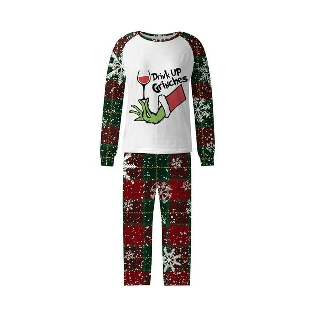 Pyjamas de Noël Assortis pour Hommes Ensembles de Pyjamas de Vacances pour la Famille