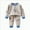 A-3-349-Grey, variant on Toddler Boy Girl Outfits Long Sleeve Contrast Color Sweatshirt Contrast Color Pants Autumn Winter Clothes Set 2PCS Long Sleeve Sweatshirts Jogger Pants Set 12-18 Months,5-6 Years