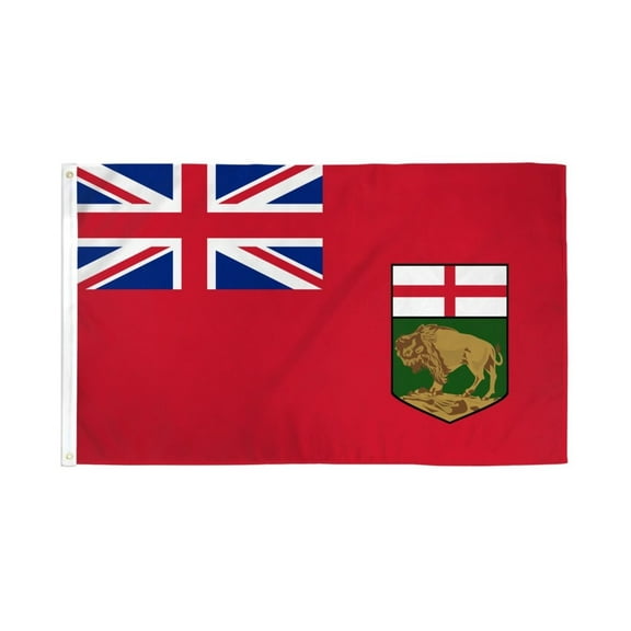 Manitoba Flag 3x5ft Poly