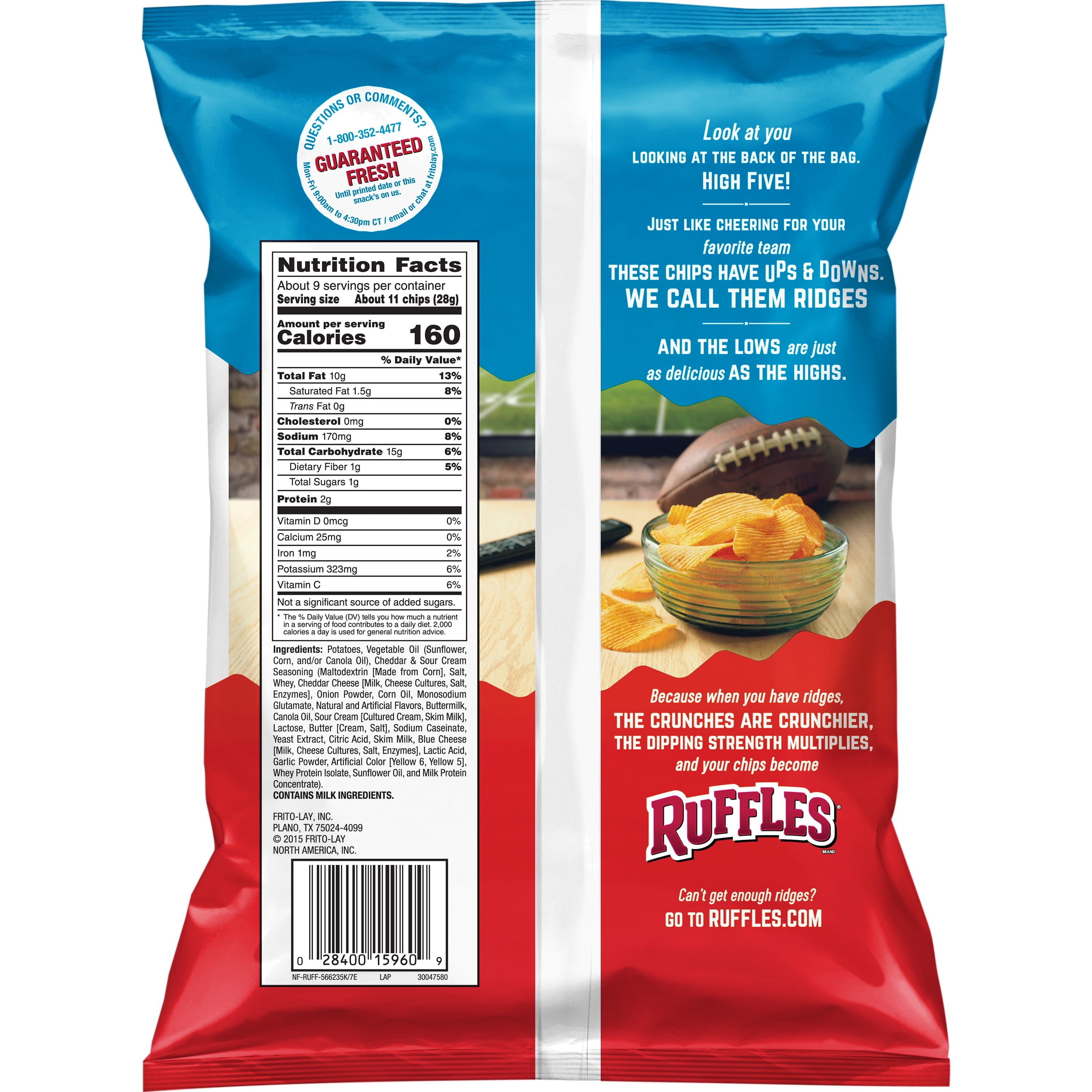 cheddar cheese ruffles