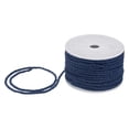 thumbnail image 1 of Uxcell 22 Yards Soft Twisted Rope Trim, 3mm/0.12" Navy Blue Polyester Twisted Silk Rope Cord for DIY Craft, 1 of 2
