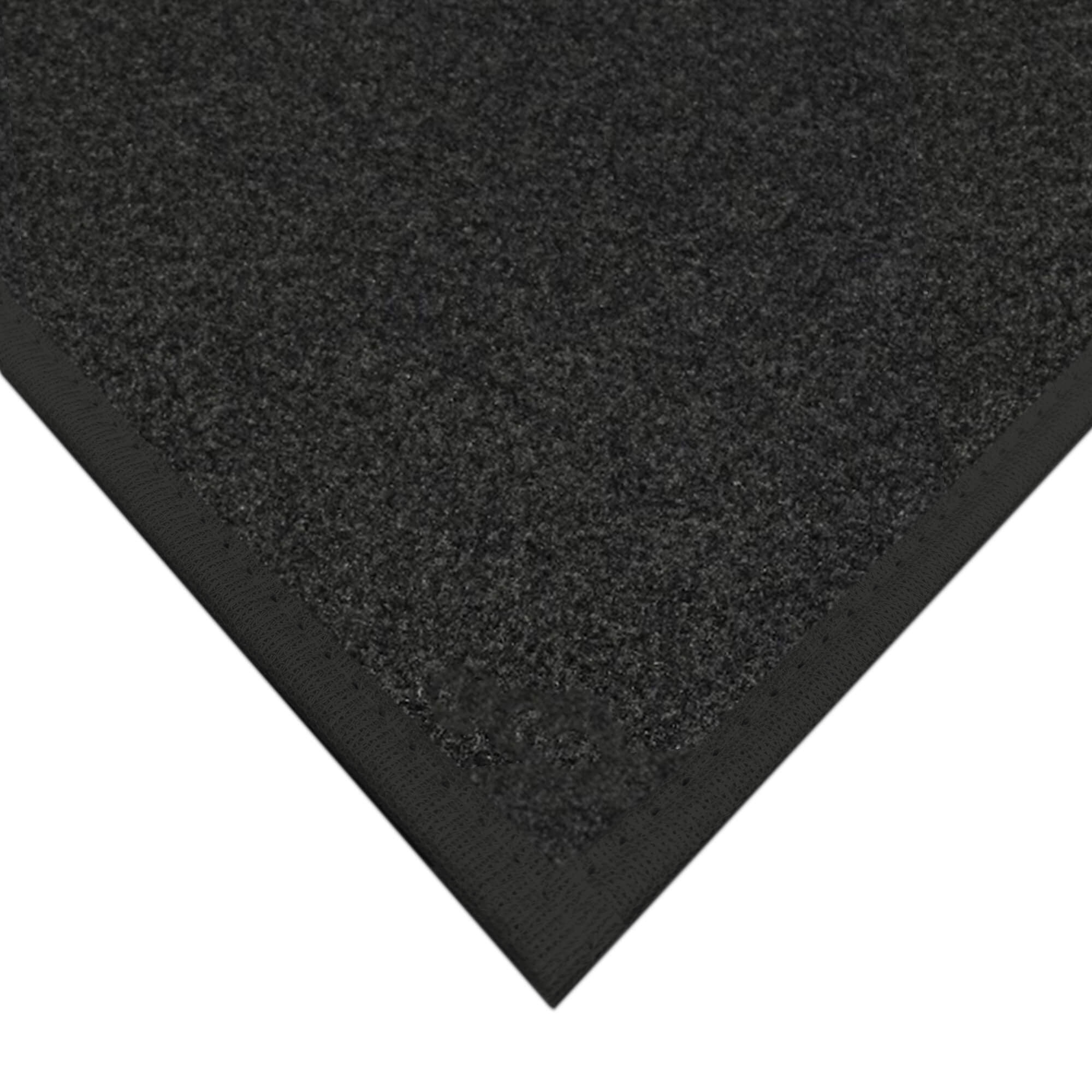 Koeckritz Rugs Economical 7'x12' Black Area Rug, Soft & Durable for Indoors/Outdoors