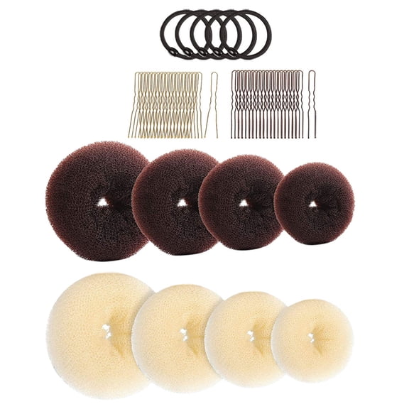 MLINS  Donut for Hair Bun Women Hairstyle Tool Buns Accessory Miss