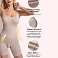 thumbnail image 6 of Women's Shapewear Bodysuit Tummy Control Solid Underwear Open Crotch Butt Lifter Body Shaper for Women, 6 of 8