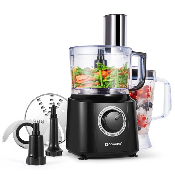 Small Food Processor, Vegetable Chopper, Dicers Slicer Cutter and Grater  4-in-1 Vegetable Potato and Oninon Dicers with Container, Kitchen Electric  Food Mixer Blender Food Spirializer, 2 Speeds 