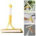 thumbnail image 2 of 3 in 1 Window Cleaning Scraper,Spray WindowSqueegee Cleaner Tool with SprayBottle, for Car, Home, Kitchen Window(Yellow), 2 of 11