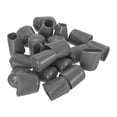 thumbnail image 4 of Uxcell Screw Thread Protectors Rubber End Cap Cover 20mm Dark Grey, 4 of 5