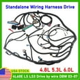 thumbnail image 2 of LS Stand ALone Wiring Harness For 03-07 4.8 5.3 6.0 Chevy GMC Vortec DBW 4L60E, 2 of 9