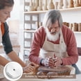 thumbnail image 4 of Uxcell 38mm Ceramic Clay Pottery Wheel, 2pcs One-side Threaded Hole, 4 of 5