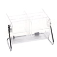 thumbnail image 1 of ZAXARRA Conteneur Transparent et Rotatif 6 Compartiments Boîte de Rangement Design, 1 of 6