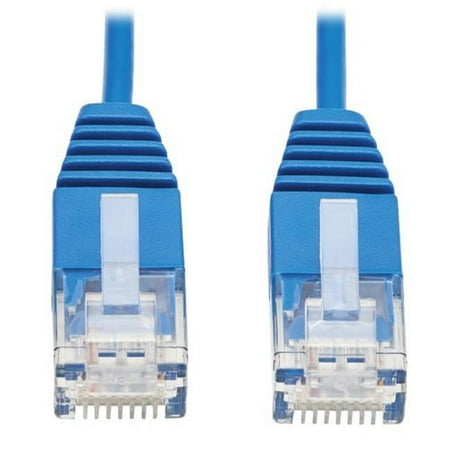 UPC: 0037332256973 | Tripp Lite N261-UR01-BL 1 ft. Cat6a 10G Molded Ultra-Slim UTP Ethernet Cable Blue