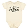 thumbnail image 3 of Inktastic Let the Adventure Begin with Camping Tent and Mountains Boys or Girls Baby Bodysuit, 3 of 5