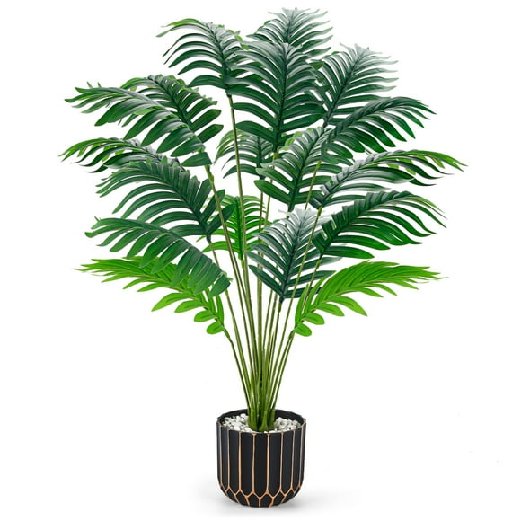 Palmera artificial Der Rose 28 grande con maceta para interiores