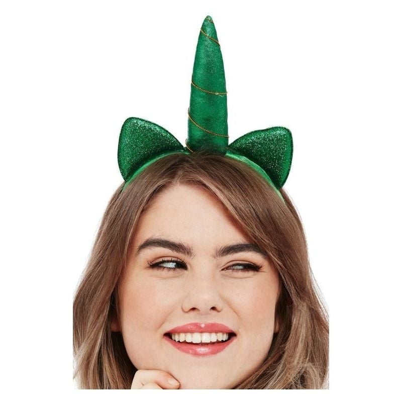 Paddys Day Metallic Unicorn Headband Paddys Day Metallic Unicorn Headband