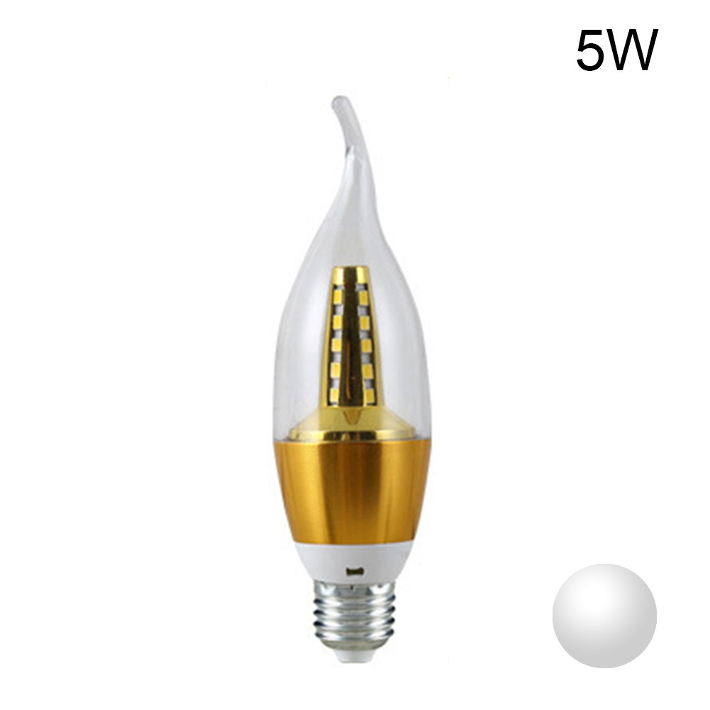 Farfi 5/7/9/12W 220V E14 Flame LED Chandelier Candle Light Bulb Home
