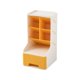 thumbnail image 2 of Caja de almacenamiento de escritorio de plástico estilo cajón | Organizador de portalápices inclinado | Suministros de escritorio de oficina | Material duradero y fácil de limpiar | 9.25x5.51x4.72, 2 of 6