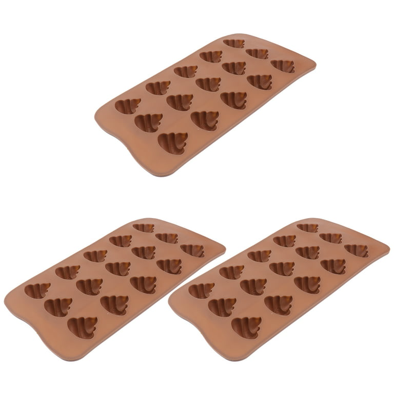 FUNBAKY Chocolate Silicone Molds - Square Candy Molds for Caramel, Gummy,  Ice Cube (1)