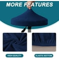 thumbnail image 5 of AIGIA 2 Pack Bar Stool Covers Round Stool Covers With Elastic Bands Slipcover Washable Stool Cushion Covers, 5 of 7