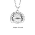 thumbnail image 5 of Expanding 4 Photo Pendant Memory Floating Photo Locket Necklace Angel Flash Box Album Necklaces for Women Men Mother's Day Valentine's Day, 5 of 5