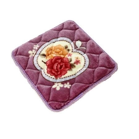

Njspdjh Yak Gear Seat Cushion Comfortable Rectangular Plush Non Slip Chair Cushion With Floral Pattern Seat Cushion 1PC