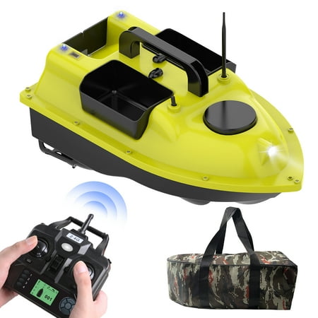 GPS Fishing Bait Boat with 3 Bait Containers Automatic Bait Boat with  400-500M Remote 