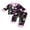 Black, variant on RUINIXCW Toddler Baby Girl Halloween Silk Stain Pajamas Outfit Kids Fall Winter PJS Set Sleepwear Ghost Printed Long Sleeve Button Down Shirt and Elastic Pants Set Homewear Loungewear