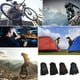 thumbnail image 5 of sweethay 1 par de guantes de protección para ciclismo, dedos para conducir, manoplas cálidas para pantalla táctil, motocicletas, bicicletas, guantes y mitones Negro, 5 of 6