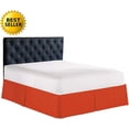 thumbnail image 2 of Elegant Comfort1500 Series Wrinkle & Fade Resistant Bed Skirt / Dust Ruffle - Pleated Tailored 14inch Drop, King, Rust, 2 of 4