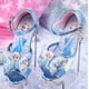 thumbnail image 1 of Sandalias de Disney para niñas, zapatos de princesa Elsa Frozen 2, zapatos de cristal para niñas pequeñas, zapatos de tacón alto para niños, zapatos de espectáculo de pasarela, plantilla de 30 19,6 CM zhangmengya CONDUJO, 1 of 2