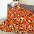 thumbnail image 6 of Pofeuu Funny corn spider web Print Ultra-Soft Micro Fleece Blanket,for Bed Or Sofa,All Season Throw Blankets Flannel Blanket-80"x60", 6 of 7