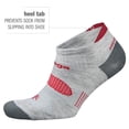thumbnail image 4 of Balega Hidden Dry Moisture Wicking Performance No Show Athletic Running Socks for Men and Women 1 Pair,Electric Pink/Peach, Large, 4 of 6