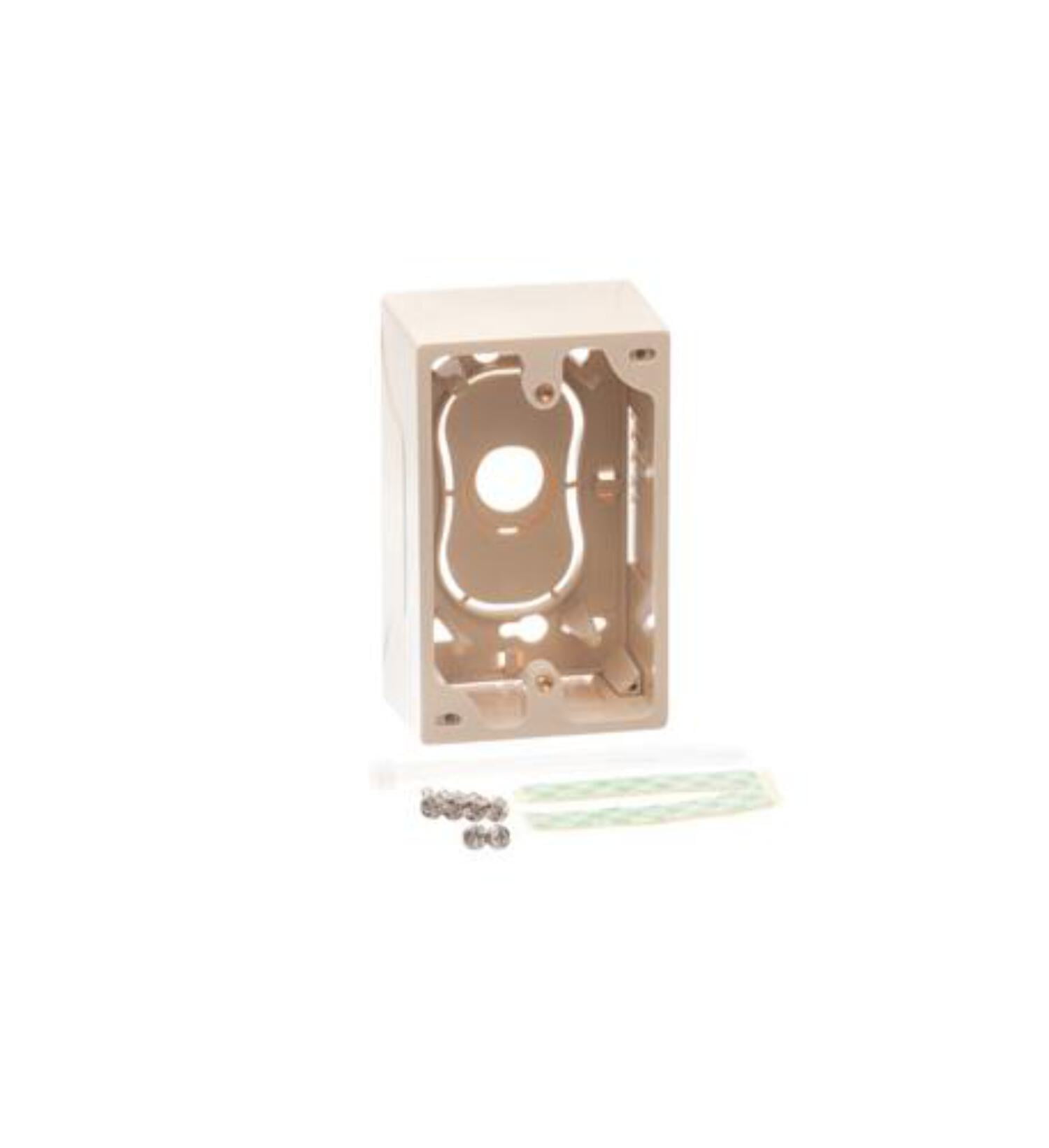 ICC ICACSMBSIV 1 Gang Junction Mounting Box - Ivory