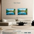 thumbnail image 4 of Elephant Stock Relaxing Trillium Lake Wall Art - Horizontal Canvas Wall Art - Living Room Wall Decor - Nature Canvas - Blue And Green Decor - 48" x 32", 4 of 8