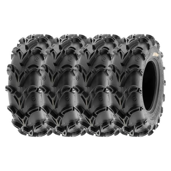 SunF ATV/UTV All Terrain Mud Quad Tire 27x9-14 6PR Tubeless A050 (Set of 4)