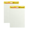 Post-it Super Sticky Easel Pad, 25 in. x 30 in., White, 2 Pads
