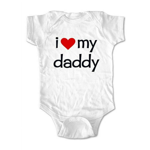 I Love my Daddy - wallsparks cute & funny Brand - baby one piece bodysuit - Great baby shower gift!