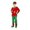 Red, variant on Elf Outfit Boy Long Sleeve Top Pants Hat Set Festive Dress Outfit XL Christmas Outfit Boy