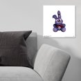 thumbnail image 5 of Gallery Pops Five Nights at Freddy's - Bonnie Plushie Wall Art, Unframed Version, 12" x 12", 5 of 5