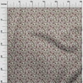 thumbnail image 2 of oneOone Cotton Cambric Fabric Leaves & Floral Block Printed Craft Fabric BTY 56 Inch Wide, 2 of 4