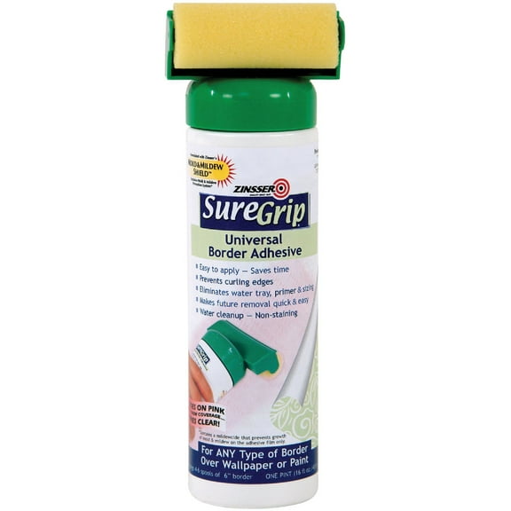 Zinsser SureGrip 16 Oz. Universal Border & Wallcovering Adhesive 02876