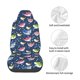 thumbnail image 4 of Fotbe Colorful Cartoon Shark Funda para Asiento de Auto con Estampado – Impermeable y Antisudor – Ajuste Universal, Lavable a Máquina, Antideslizante (1 Pieza), 4 of 5
