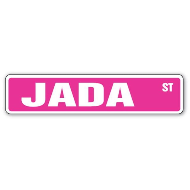 SignMission D-7-SS-JADA 1.5 x 7 in. Childrens Name Room Street Decal - Jada