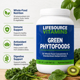 thumbnail image 2 of LifeSource Vitamins Green Phyto Foods Super Greens Powder - 2 lbs - 27 Veggies & 72 Minerals - Energy & Immune Support, 2 of 6